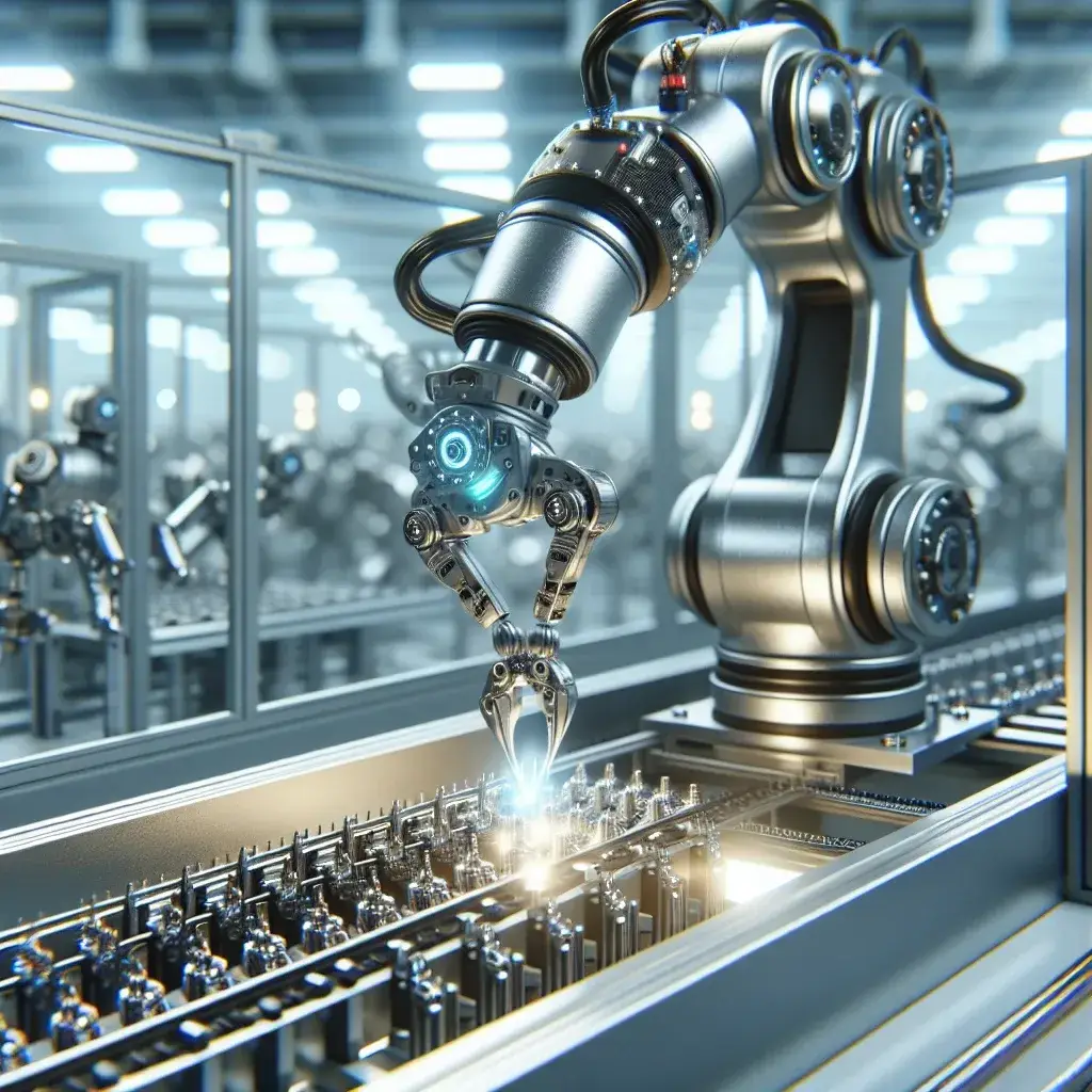 Robôs industriais ganham sensores táteis de alta precisão